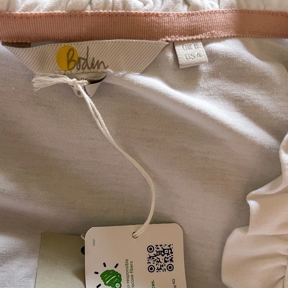 NWT Boden Frill Neck Wrap Blouson Top | Size 4 - Picture 11 of 12